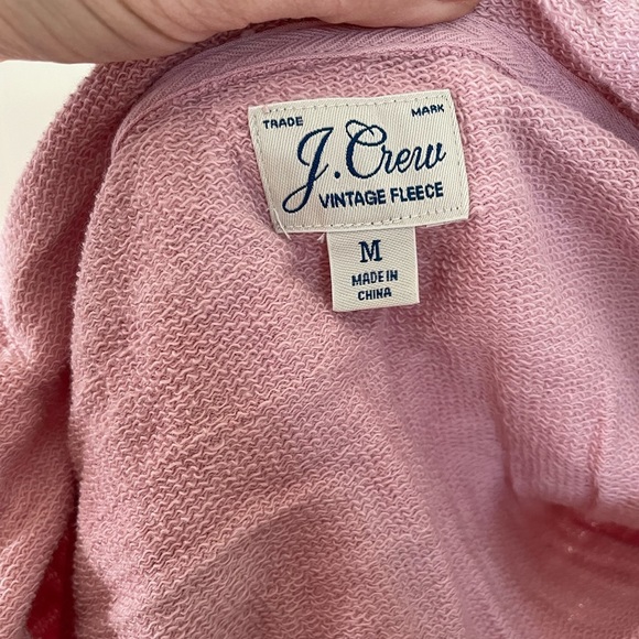 SET J Crew Vintage Terry Lounge Set in Dried Violet - Picture 7 of 9